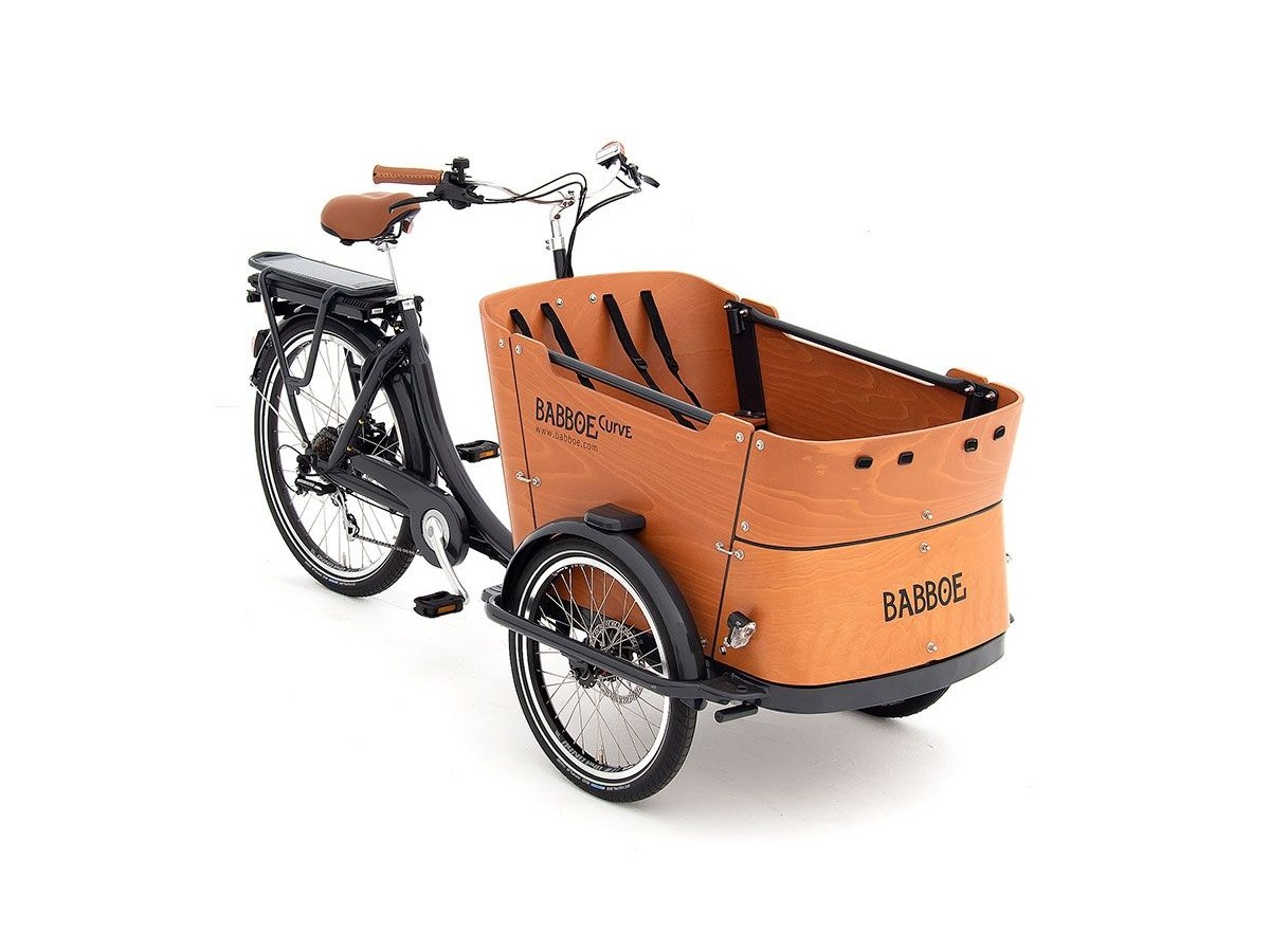 Electric cargo tricycle Babboe Curve-E