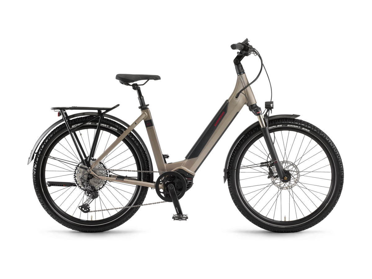 Bicicleta eléctrica polivalente Winora Sinus iX12 barra baja