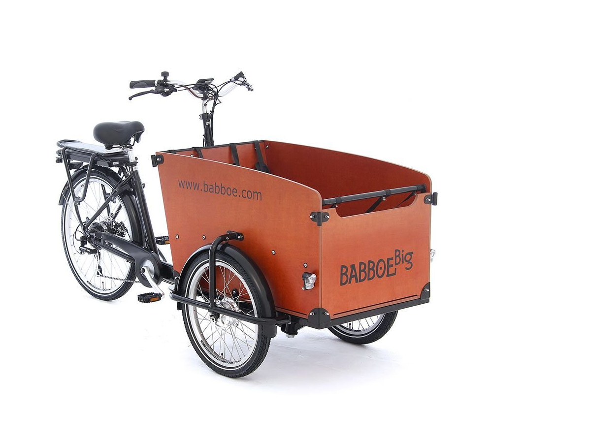 Electric cargo tricycle Babboe Big E